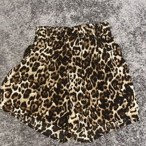 Cheetah Print Shorts